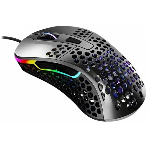 მაუსი XTRFY M4 RGB (XG-M4-RGB-GLOSSY) GRAY  - Primestore.ge