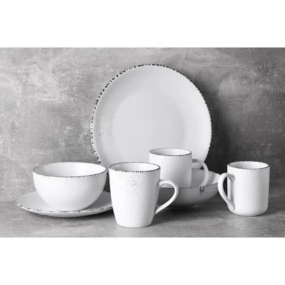 სალათის თასი Ardesto AR2914WMC Salad bowl Lucca, 14 сm, Ceramics White , 2 image - Primestore.ge