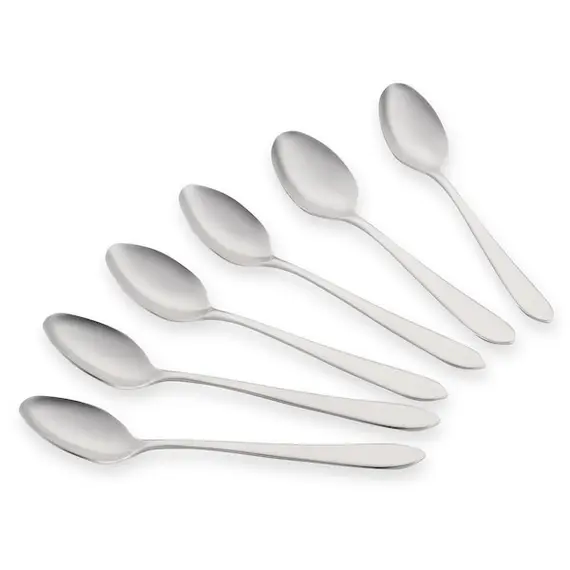 ჩაის კოვეზების ნაკრები Ardesto AR1906KT Teaspoons set Gemini Kensington 6pcs, Stainless Steel  - Primestore.ge