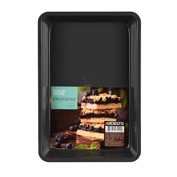 საცხობი ფორმა Ardesto AR2315T Baking Pan, Tasty Baking, 28.5x19.5x3,5cm, Carbon Steel , 2 image - Primestore.ge