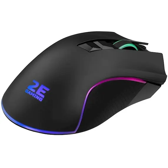 Mouse 2E 2E-MG340UB-WL Gaming mouse MG340 WL, RGB, USB, Black, 3 image