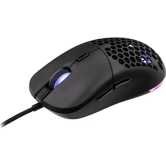 მაუსი 2E 2E-MGHDL-BK HyperDrive Lite Gaming Mouse, RGB, Black , 4 image - Primestore.ge