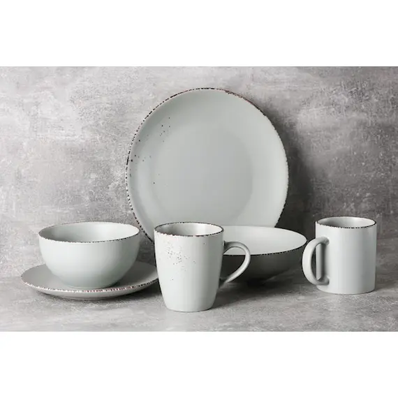 სალათის თასი Ardesto AR2914BMC Salad bowl Lucca, 14 сm, Ceramics Illusion Blue , 2 image - Primestore.ge