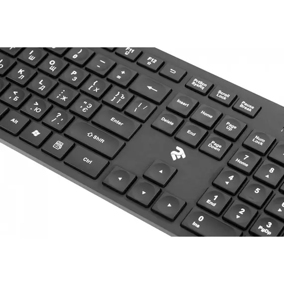 კლავიატურა + მაუსი 2E MK420WB, Wireless Keyboard and Mouse, Black , 4 image - Primestore.ge