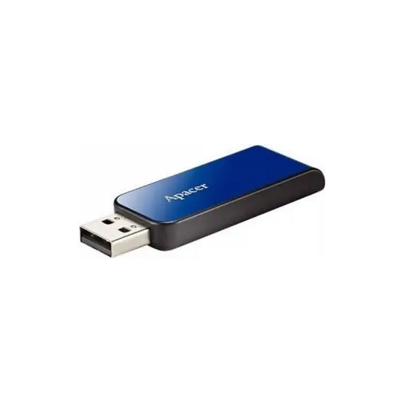 USB ფლეშ მეხსიერება APACER AH334 64GB USB2.0 (AP64GAH334U-1) BLUE  - Primestore.ge