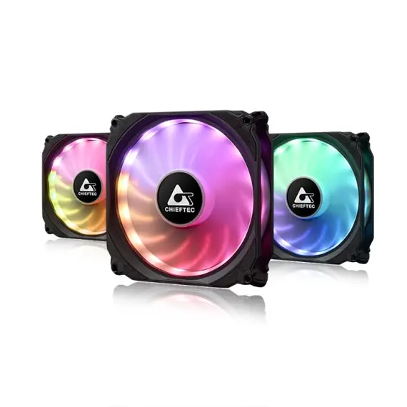 ქულერი CHIEFTEC TORNADO 3in1 ARGB fan , 2 image - Primestore.ge