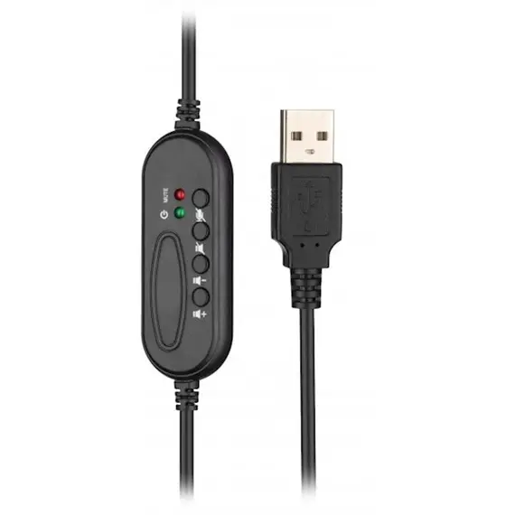 ყურსასმენი 2E CH12MU, Mono Headphones, Wired, USB, Black , 5 image - Primestore.ge