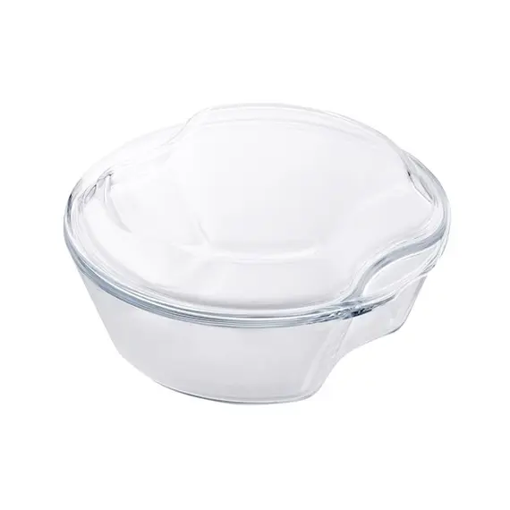 საცხობი ჭურჭელი Ardesto AR2415BG 1.5L Baking Dish With Lid Black Mars Round , 2 image - Primestore.ge