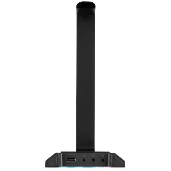 ყურსასმენის სადგამი 2E 2E-GST320UB Gaming 3in1 GST320 Headset Stand, RGB, USB, Black , 2 image - Primestore.ge