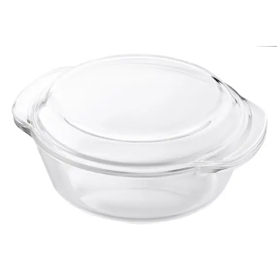 Baking Utensils Ardesto AR2407BG 2L Baking Dish With Lid Black Mars Round, 3 image