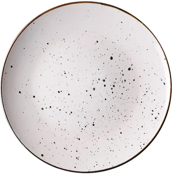 თეფში Ardesto AR2926WGC Dinner plate Bagheria, 26 сm, Ceramics Bright White  - Primestore.ge