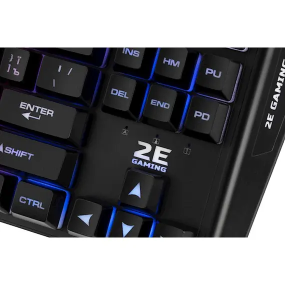 კლავიატურა 2E KG355 LED, USB, Wired, Gaming Keyboard Black , 6 image - Primestore.ge