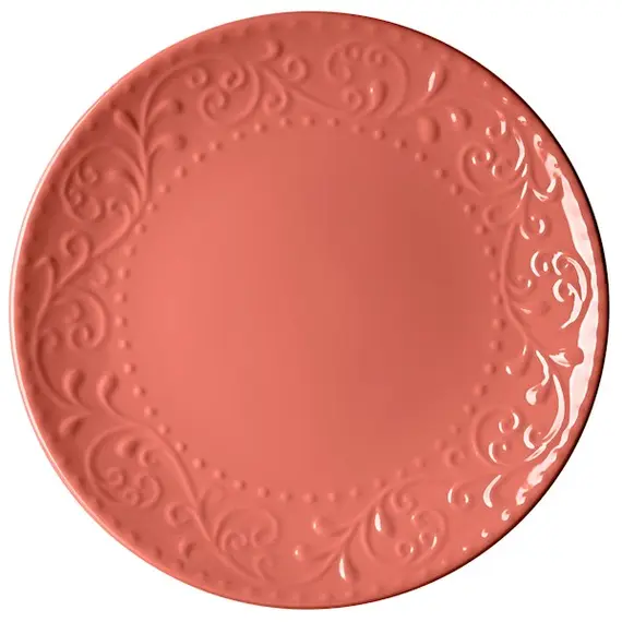 თეფში Ardesto AR2926OC Dinner plate Olbia, 26 сm, Deep Orange  - Primestore.ge