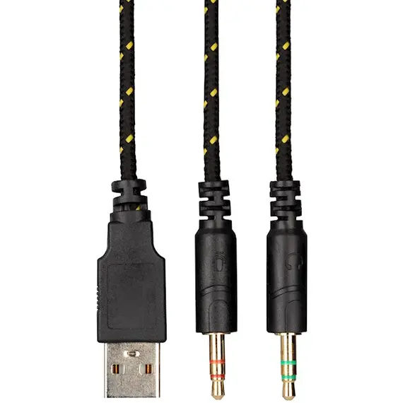 ყურსასმენი 2E HG300 LED, 3.5mm, Gaming Headset Black , 7 image - Primestore.ge