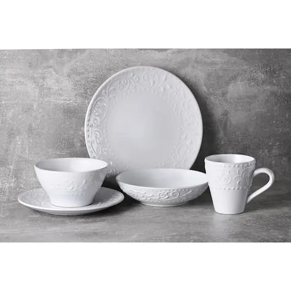 სალათის თასი Ardesto AR2914WC Salad bowl Olbia, 14 сm, White , 2 image - Primestore.ge