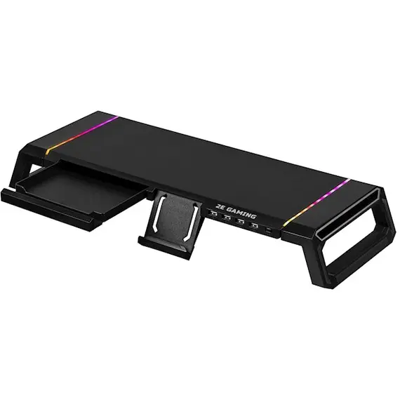 მონიტორის სადგამი 2E CPG-007-BK Gaming Monitor stand, Max 29", Black , 2 image - Primestore.ge