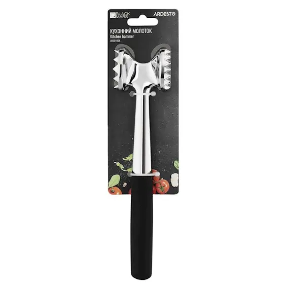 ხორცის საკეპი Ardesto AR2019SA 22.5cm Kitchen Hammer Black Mars , 2 image - Primestore.ge