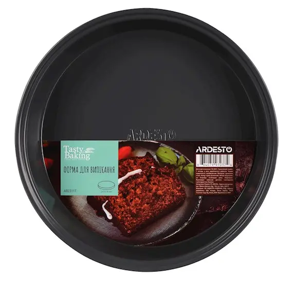 საცხობი ფორმა Ardesto AR2311T Baking Pan, Tasty Baking, 24.4x4cm, Round , 2 image - Primestore.ge