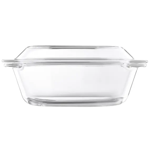 საცხობი ჭურჭელი Ardesto AR2415BG 1.5L Baking Dish With Lid Black Mars Round  - Primestore.ge