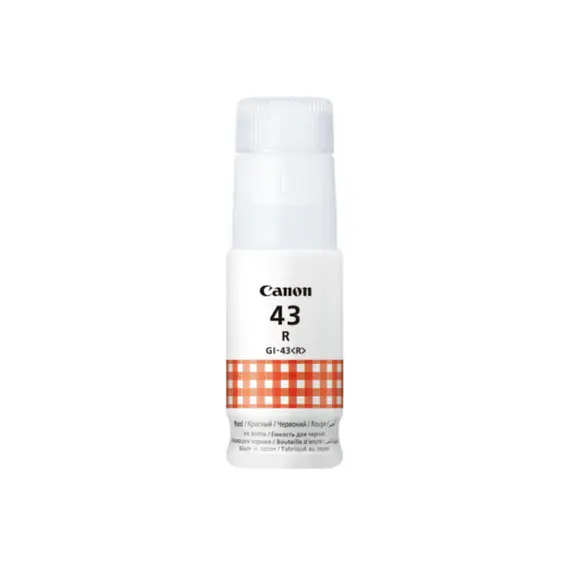 კარტრიჯი Canon GI-43 Red 70ml for G540 and G640  (8000 pages)  - Primestore.ge