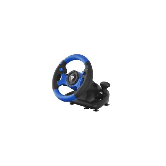 სათამაშო საჭე Genesis Seaborg 350 - Black/Blue , 3 image - Primestore.ge