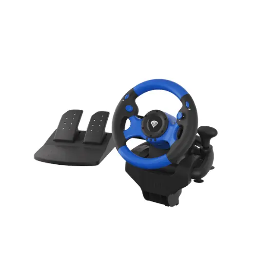 სათამაშო საჭე Genesis Seaborg 350 - Black/Blue  - Primestore.ge