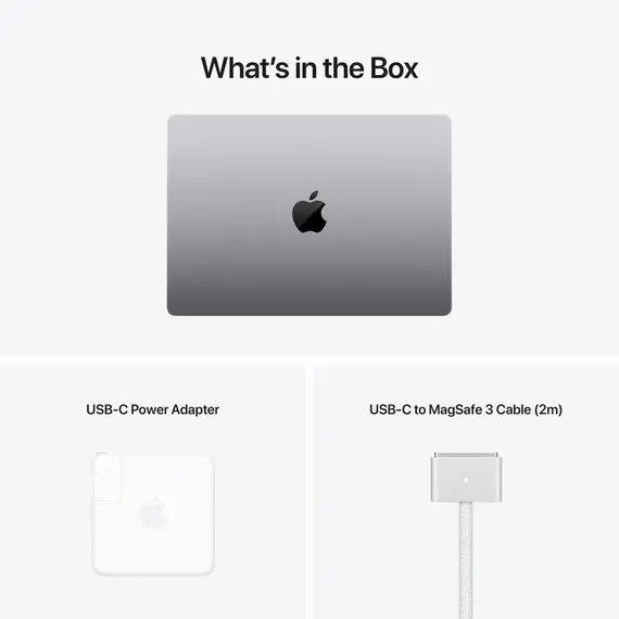 ლეპტოპი MacBook Pro 14.2''  M1 Pro 8 Сore CPU and 14 Сore GPU 16GB 512GB  SSD Space Grey - Primestore.ge
