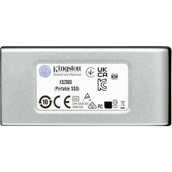 გარე მყარი დისკი Kingston SSD USB 3.2 Gen 2x2 Type-C XS2000 500GB , 2 image - Primestore.ge