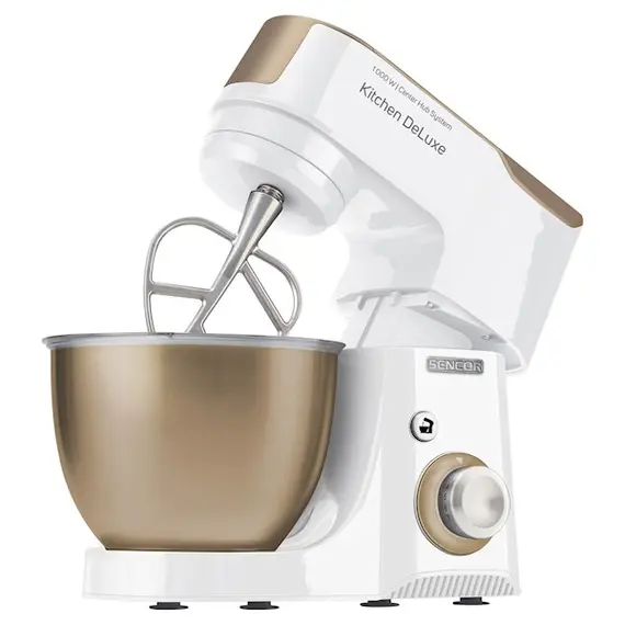 სამზარეულოს კომბაინი Sencor STM 4467CH Full Food processor, 4.5-litre bowl, 1,000W,Kneading,Whisking,Chopping/cutting,Grating,Meat grinder,Mixer, 8 levels,85db, 33.5x22x36  - Primestore.ge