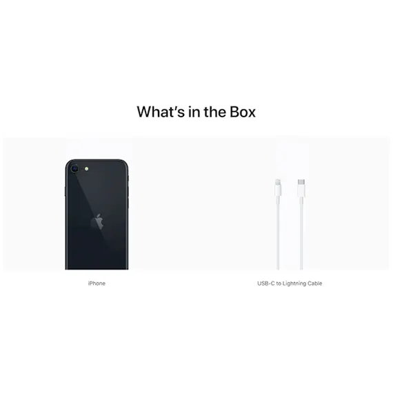 Mobile phone Apple iPhone SE (2022) 64GB Midnight, Model A2783, 5 image