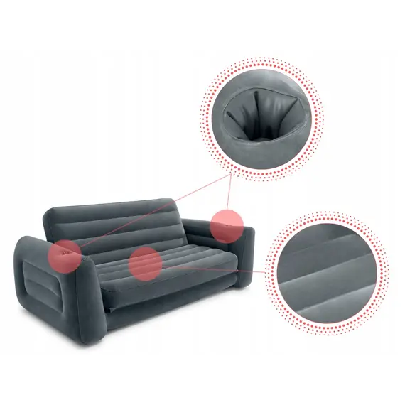 გასაბერი გასაშლელი დივანი INTEX 66552 203*224*66 - Primestore.ge