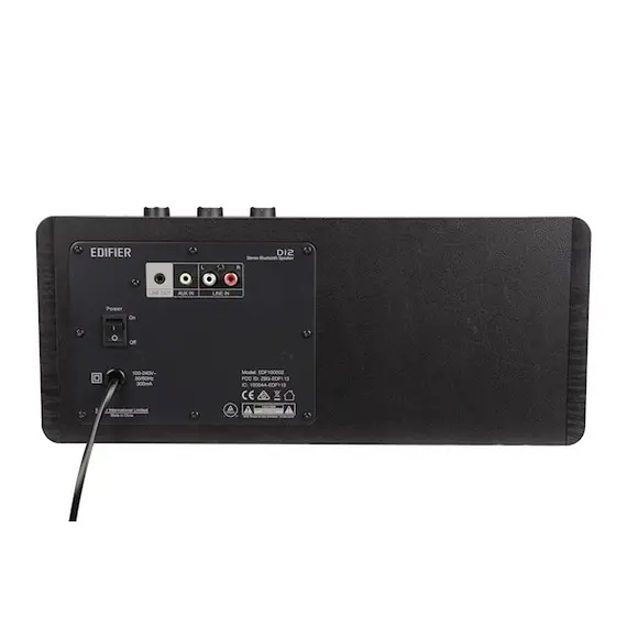 დინამიკი EDIFIER D12 Bluetooth Integrated Desktop Stereo Speaker 70 W Black , 4 image - Primestore.ge