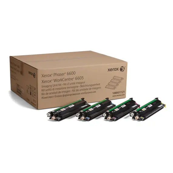 კარტრიჯი Xerox 108R01121 Drum Imaging Unit Kit (Cyan,Black,Magenta,Yellow) For VersaLink C400/C405, WC 6600/6605/665 (60,000 pages)  - Primestore.ge