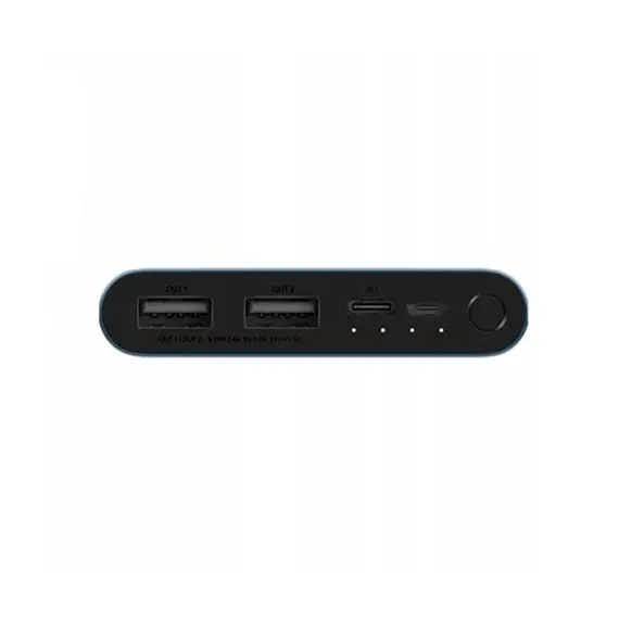 Portable Charger Xiaomi Mi Power Bank 3 10000 mAh (PLM13ZM) (Black) / VXN4274GL, 2 image