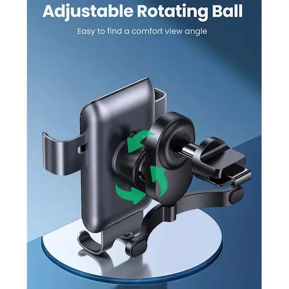 მობილურის დამჭერი Ugreen LP274 (30401), Gravity Phone Holder for Round Air Vent , 5 image - Primestore.ge