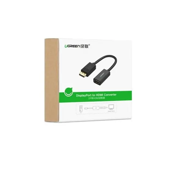 ადაპტერი UGREEN MM137 (40363) DisplayPort to HDMI Female Converter 4K*2K 25cm (Black) , 8 image - Primestore.ge
