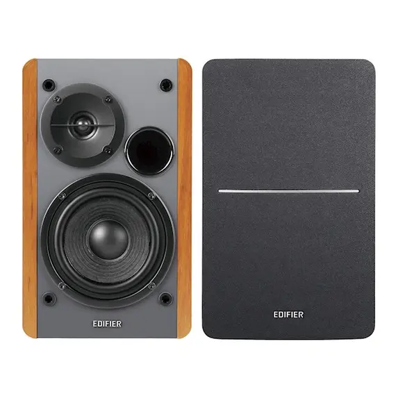 სტუდიური მონიტორი Edifier R1280Ts Active 2.0 Bookshelf Speaker Set, 42W RMS, Brown , 3 image - Primestore.ge