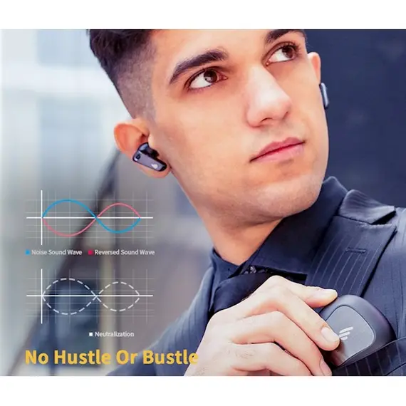 ყურსასმენი Edifier NeoBuds Pro, TWS Wireless, Bluetooth, IP54 , Active Noise Cancellation, Stereo Earbuds, Black , 7 image - Primestore.ge