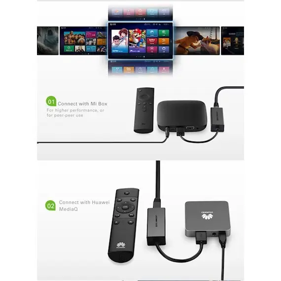 ლან ადაპტერი UGREEN EA20254 (20254) USB to LAN 10/100Mbps Ethernet Adapter (Black) , 2 image - Primestore.ge