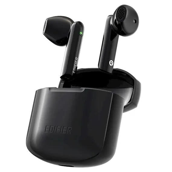 ყურსასმენი Edifier W200T mini, TWS Bluetooth, IP54, Wireless Earbuds, Black , 2 image - Primestore.ge