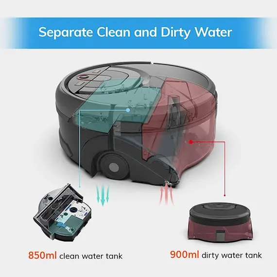 იატაკის მოსარეცხი რობოტი Ilife Shinebot W450 Floor Washing Robot , 3 image - Primestore.ge