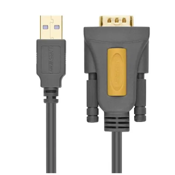 ადაპტერი UGREEN CR104 (20222) USB to DB9 RS232 Adapter Cable 2m , 2 image - Primestore.ge