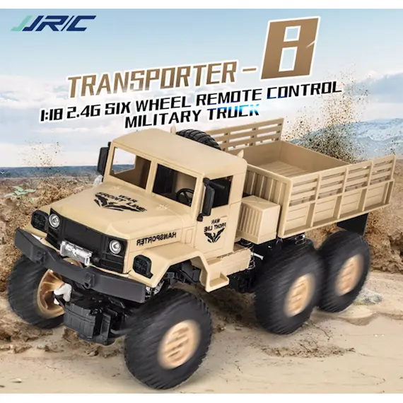 Slot machine JJRC Q69 2.4G Six-wheeled RC Military Truck Yellow, 5 image