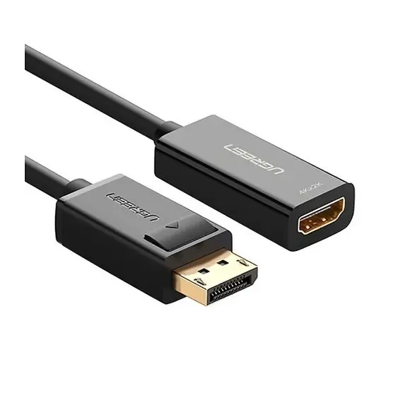ადაპტერი UGREEN MM137 (40363) DisplayPort to HDMI Female Converter 4K*2K 25cm (Black) , 3 image - Primestore.ge