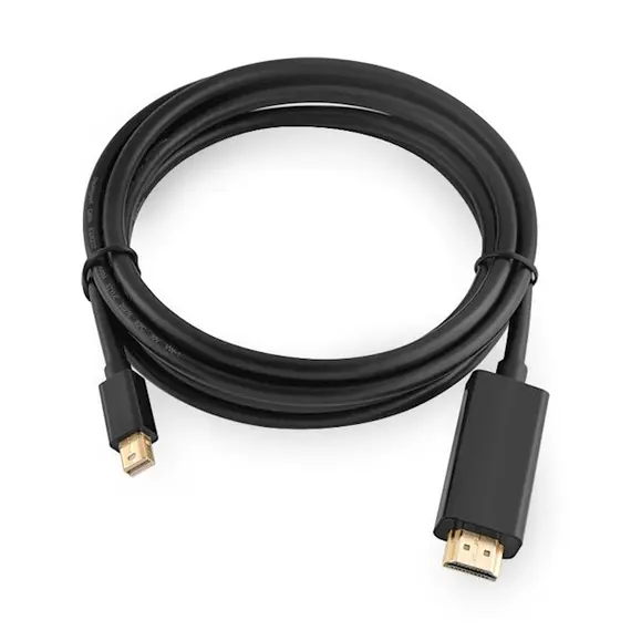 HDM კაბელი UGREEN MD101 (20848) mini DP male to HDMI cable black/ 1.5M Mini Display to HDMI , 4 image - Primestore.ge