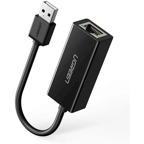ლან ადაპტერი UGREEN EA20254 (20254) USB to LAN 10/100Mbps Ethernet Adapter (Black) , 5 image - Primestore.ge