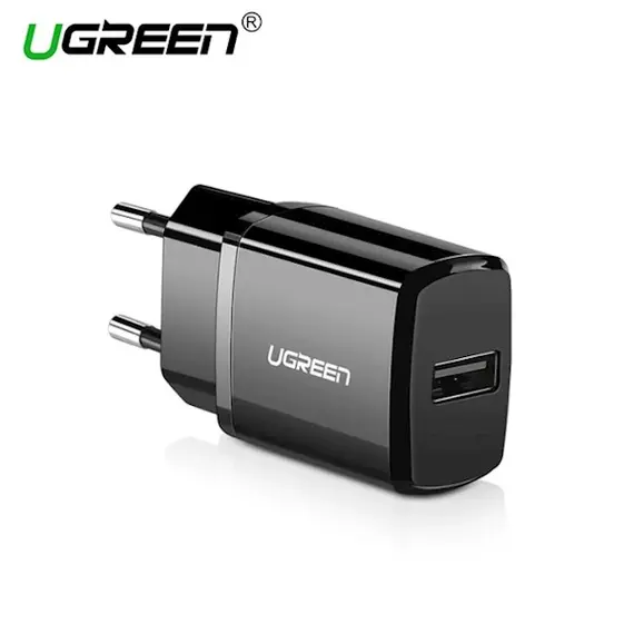 მობილურის დამტენი UGREEN 50459 USB Wall Charger One ports BLACK  - Primestore.ge