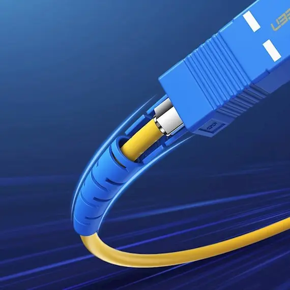 ოპტიკური ქსელის კაბელი UGREEN NW131 (80380) SC/UPC To SC/UPC Simplex Single Mode Fiber Optic Patch Cable 5M , 5 image - Primestore.ge