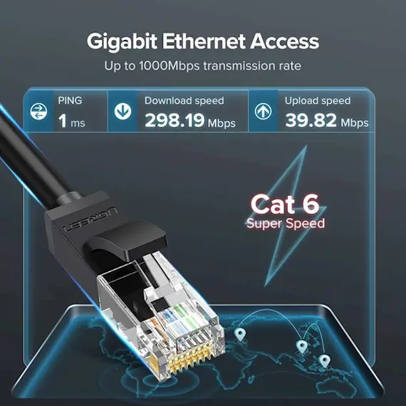 HDMI კაბელი UGREEN HD101 (10115) HDMI cable 1.4V, full copper 1M , 5 image - Primestore.ge