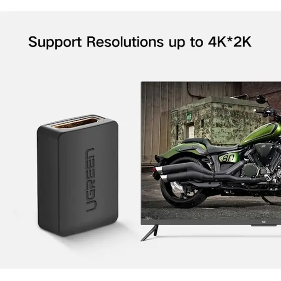 ადაპტერი UGREEN 20107 HDMI Female to Female Adapter (Black) , 3 image - Primestore.ge